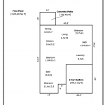 1303 Copper Cir – floor plan for mls